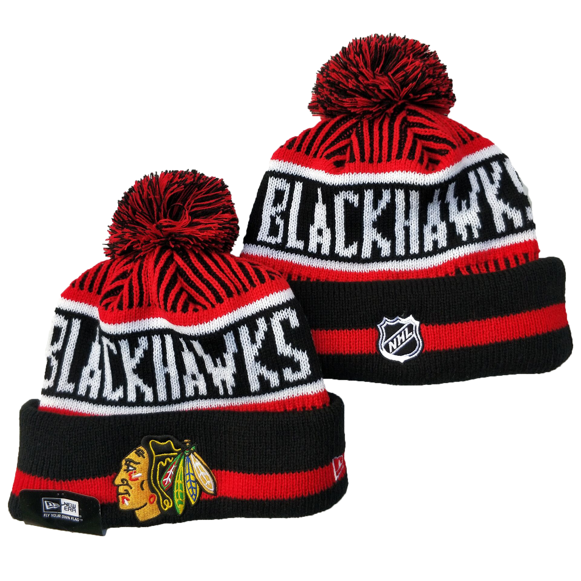 Chicago Blackhawks Knit Hats 009